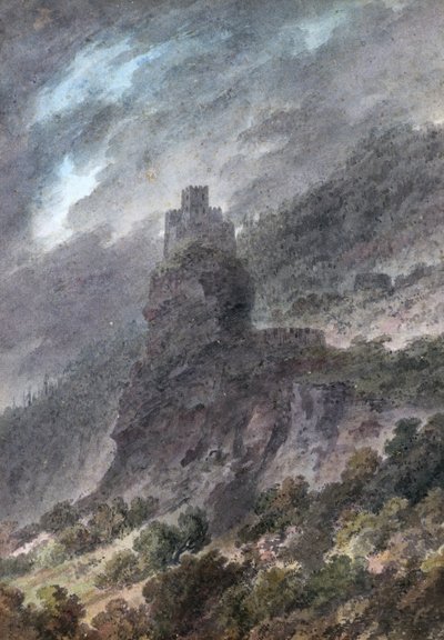 View of a Schloss between Bolzano and Trent by John Robert Cozens